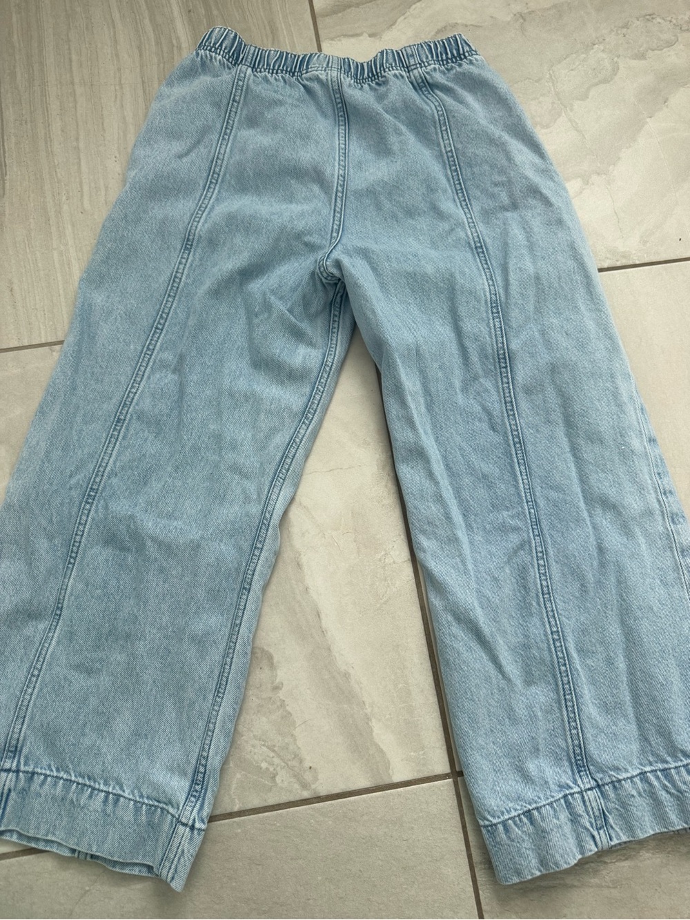 Kids denim elastic waist